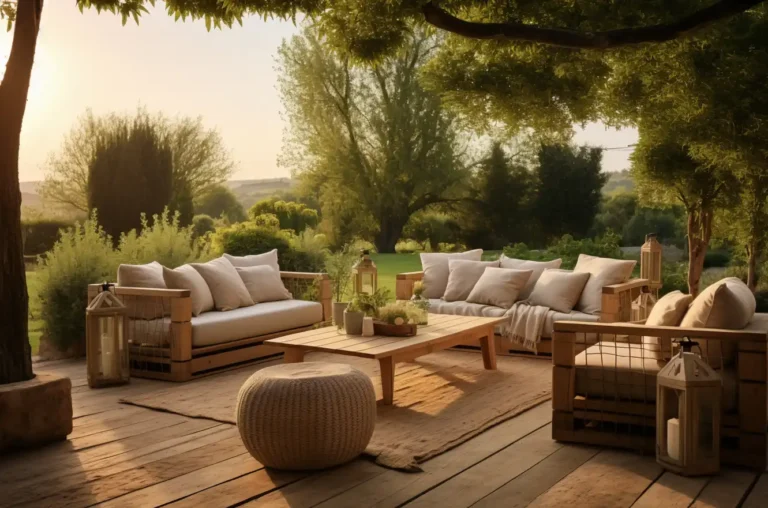 courtyard living in Doha villas